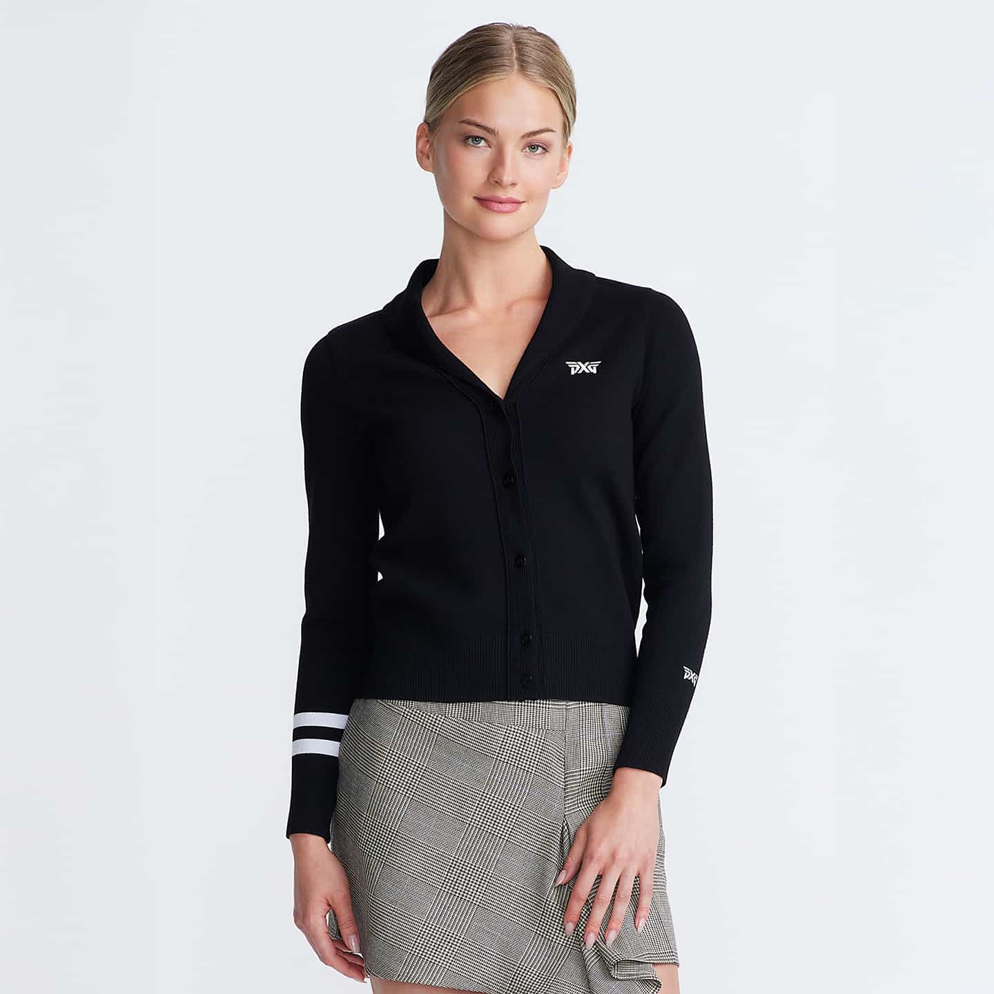 Women's Rolled Collar Cardigan - Image 2