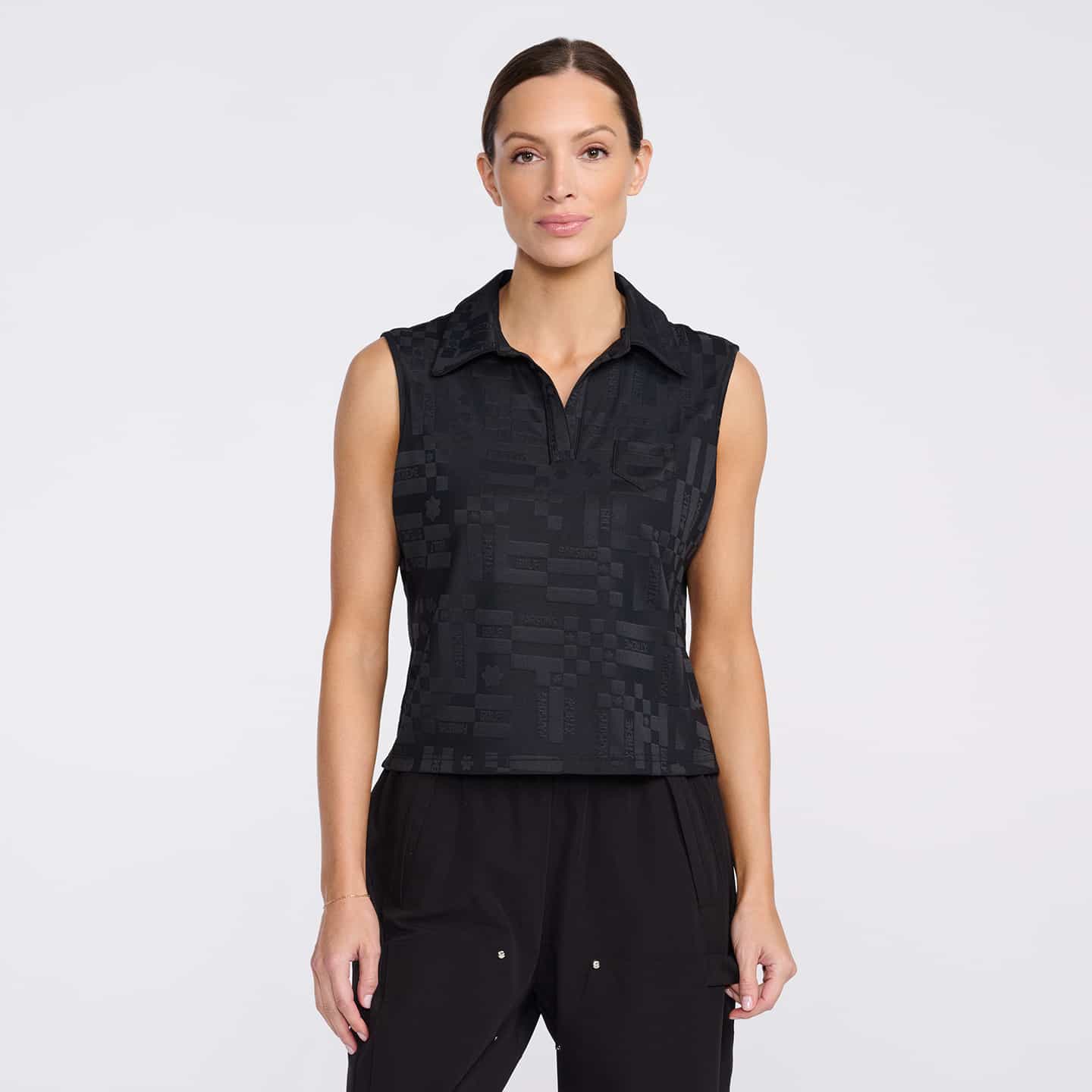 Women's #SheGolfs Sleeveless Polo - Image 2