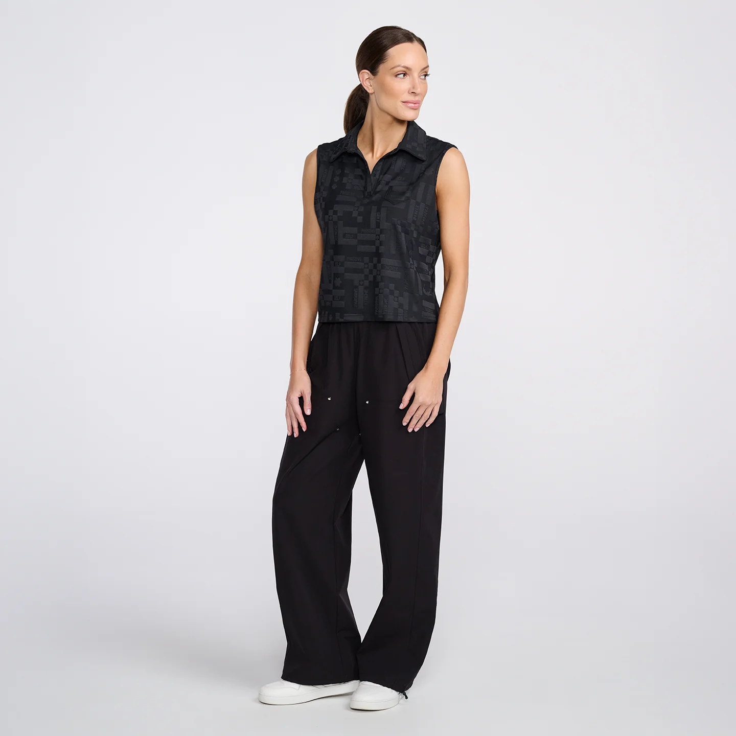 Women's #SheGolfs Sleeveless Polo - Image 5