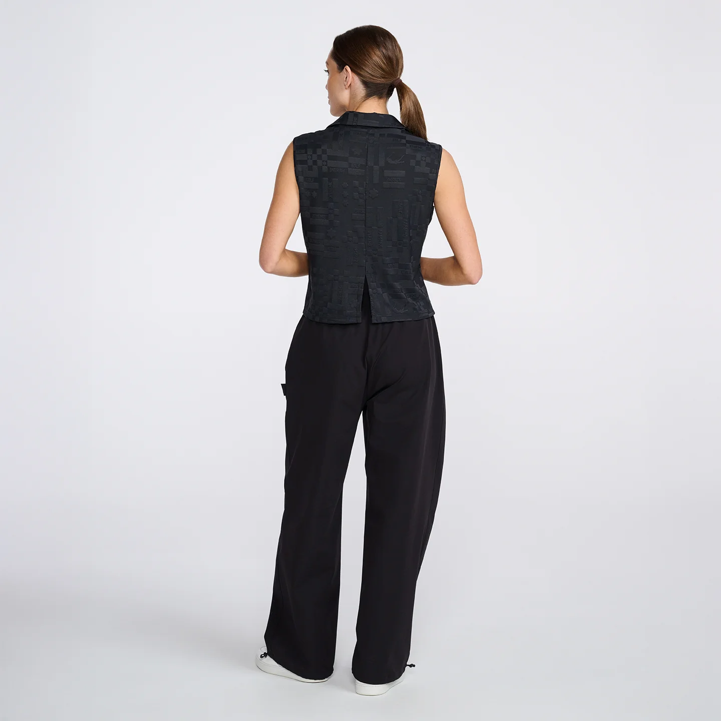 Women's #SheGolfs Sleeveless Polo - Image 8