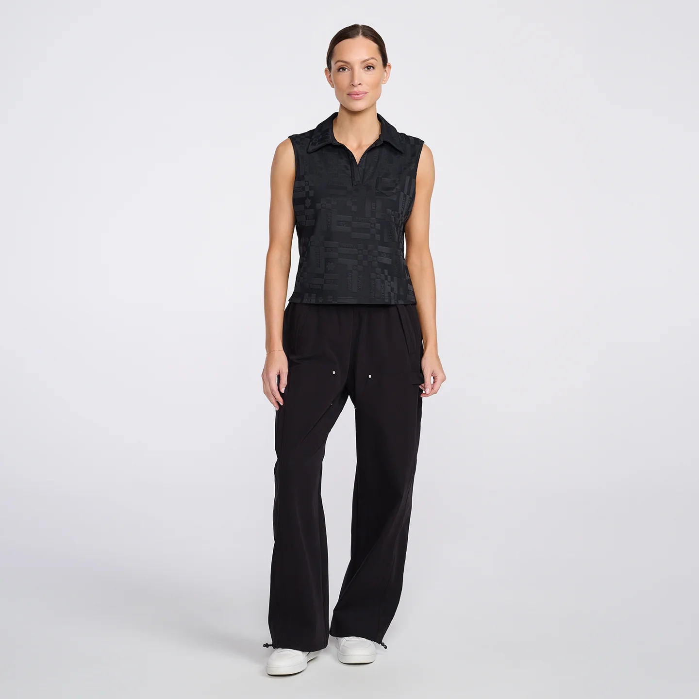 Women's #SheGolfs Sleeveless Polo - Image 9