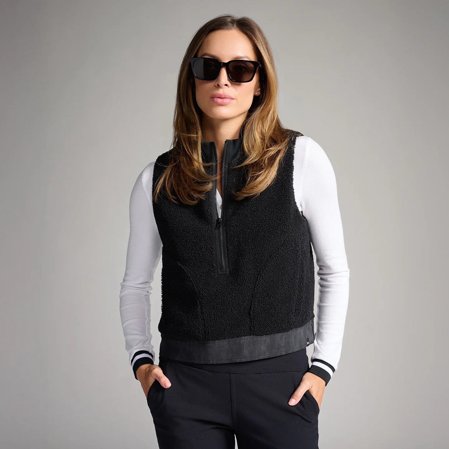 Women's Signorina Sherpa Vest - Image 2