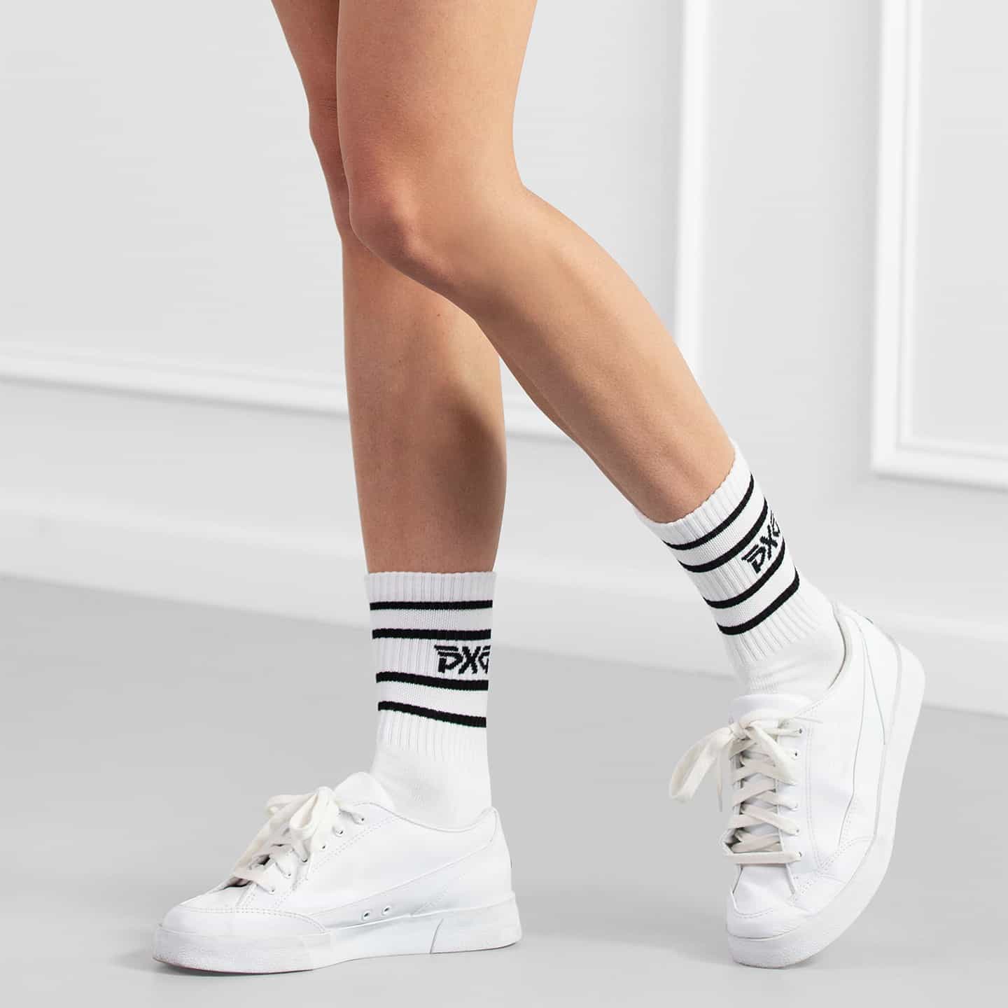 Women's Stripe Crew Socks - Image 7