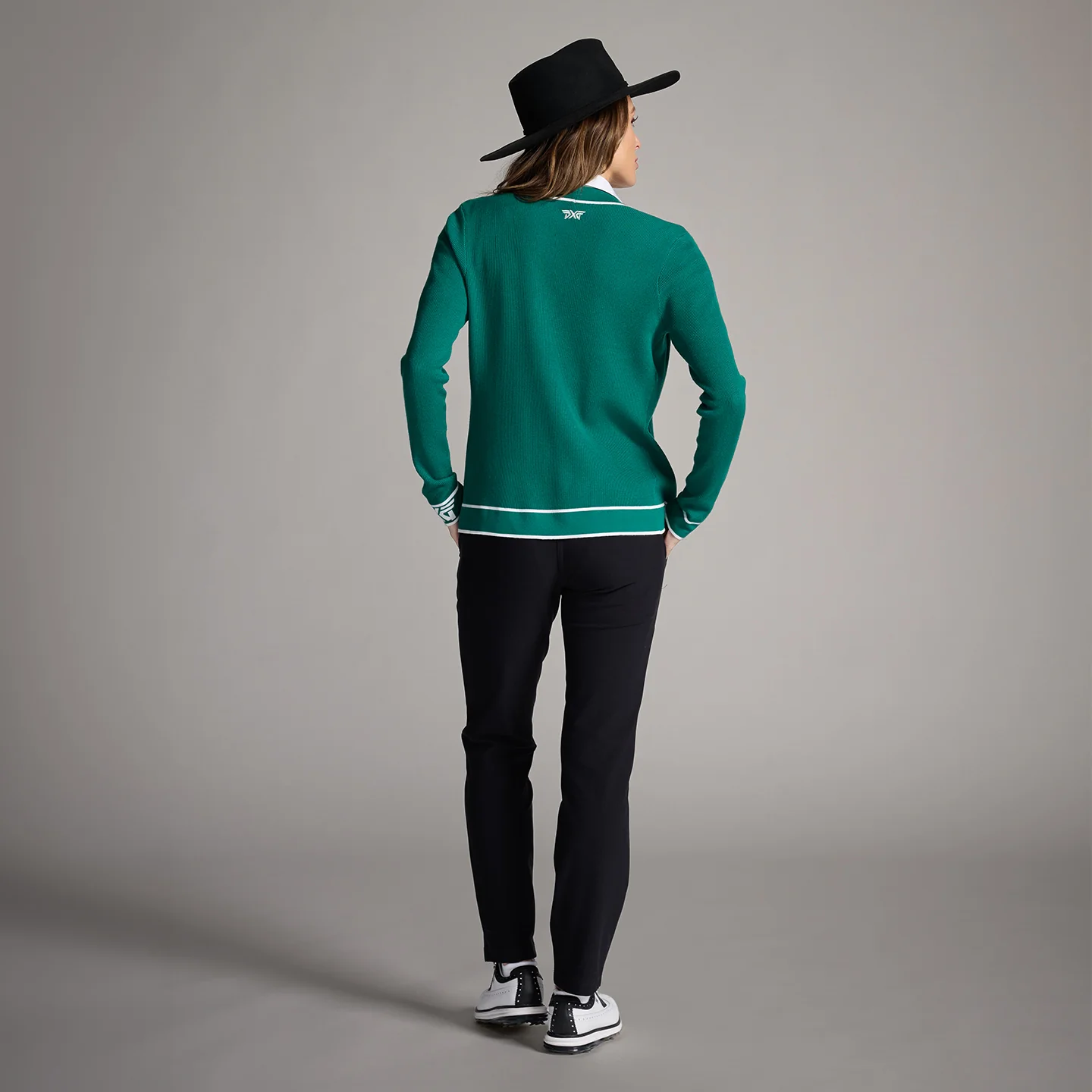 Women's Varsity V-Neck Cardigan - Image 11