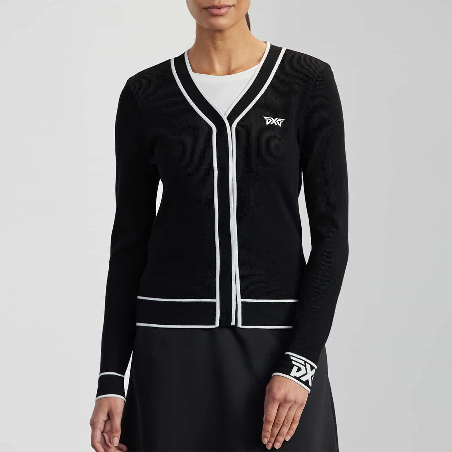 Women's Varsity V-Neck Cardigan - Image 2