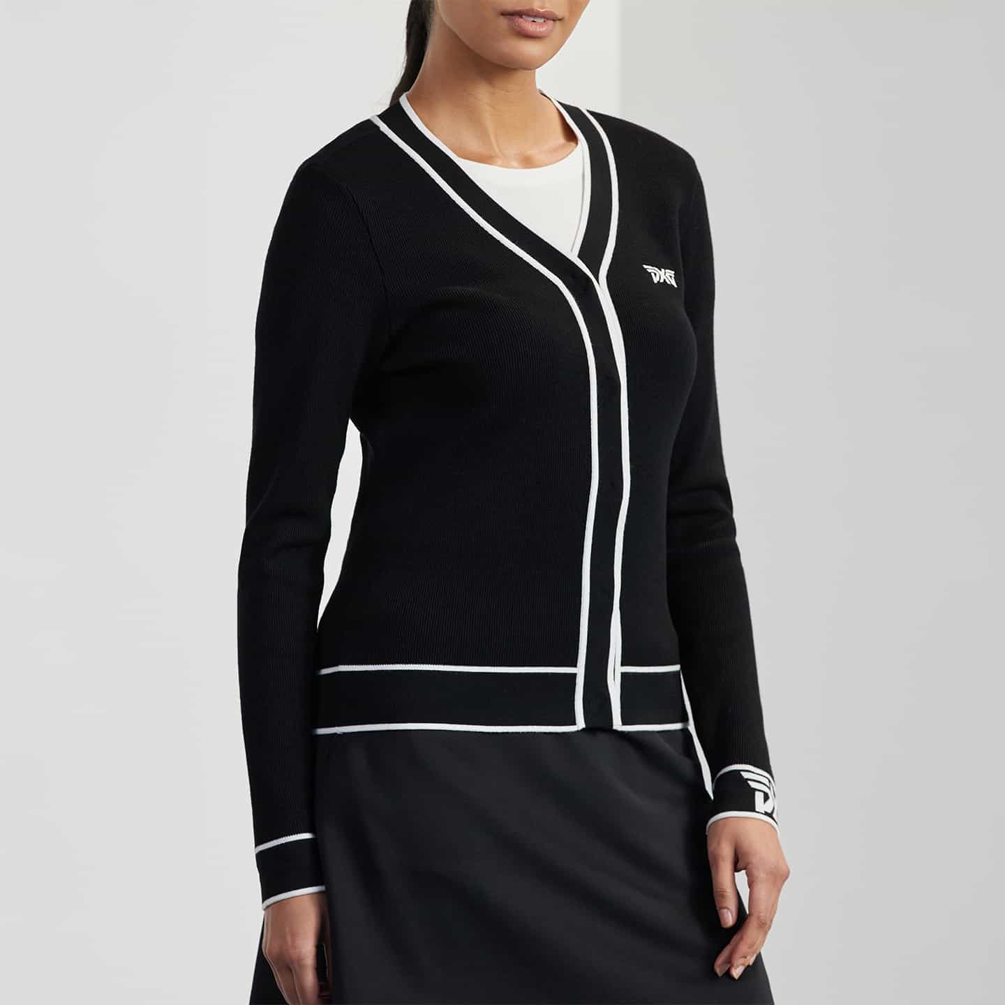 Women's Varsity V-Neck Cardigan - Image 3
