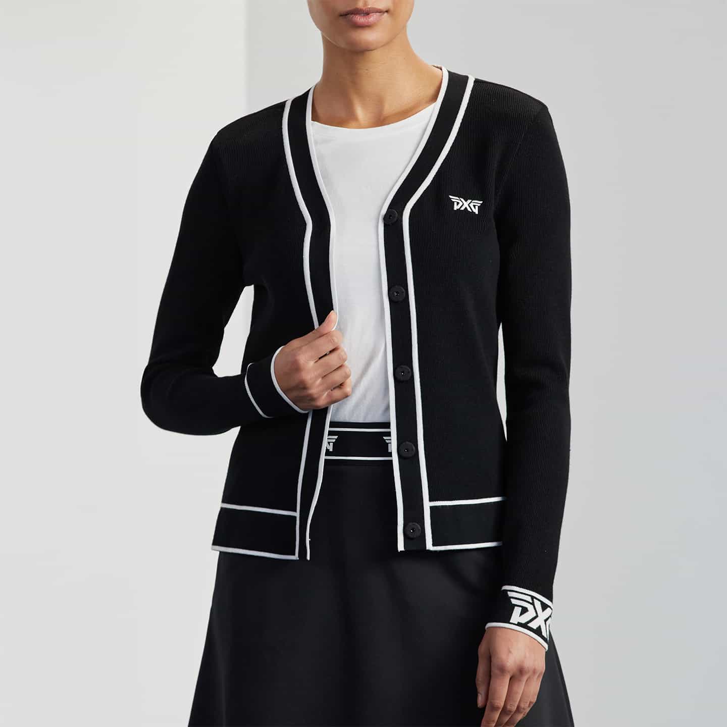 Women's Varsity V-Neck Cardigan - Image 4