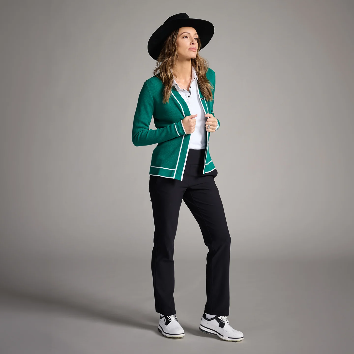 Women's Varsity V-Neck Cardigan - Image 9